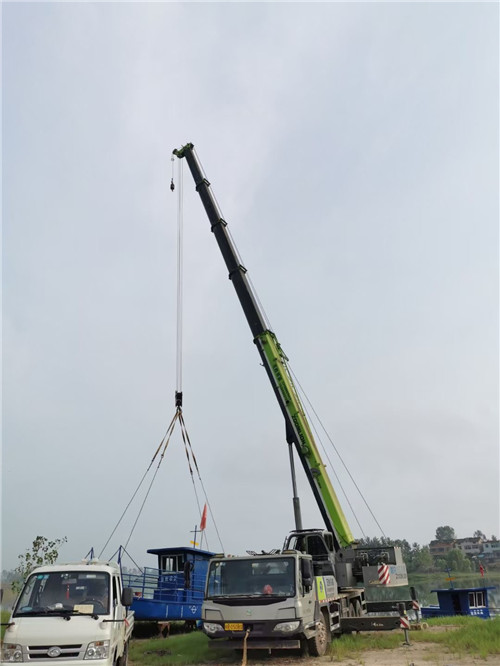 赣榆区桥梁建设吊装案例